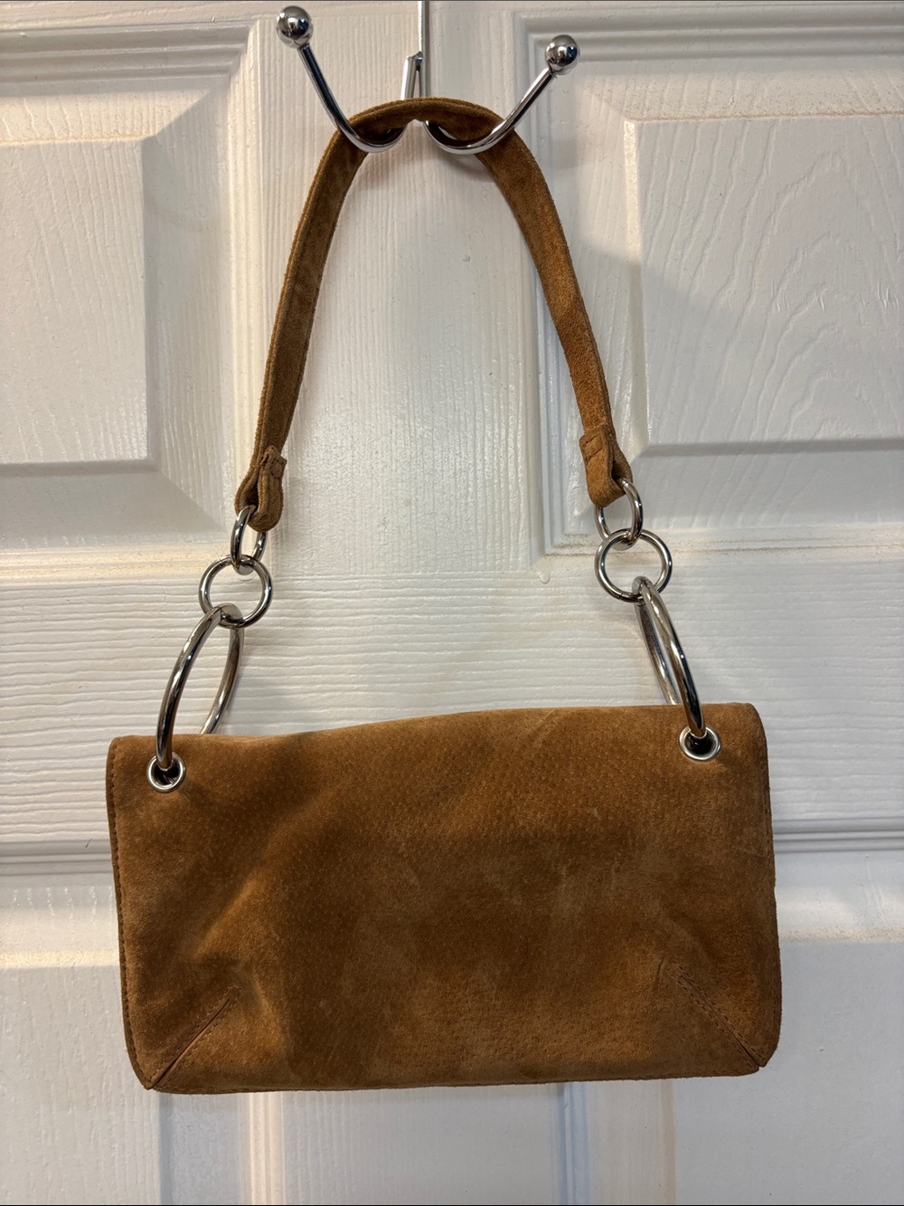 Wilsons Leather Suede small Bag in tan/brown